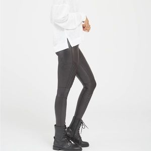 Spanx faux leather  leggings